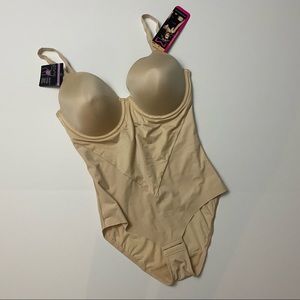 NWT Maidenform Nude Shape Body Briefer 34DD